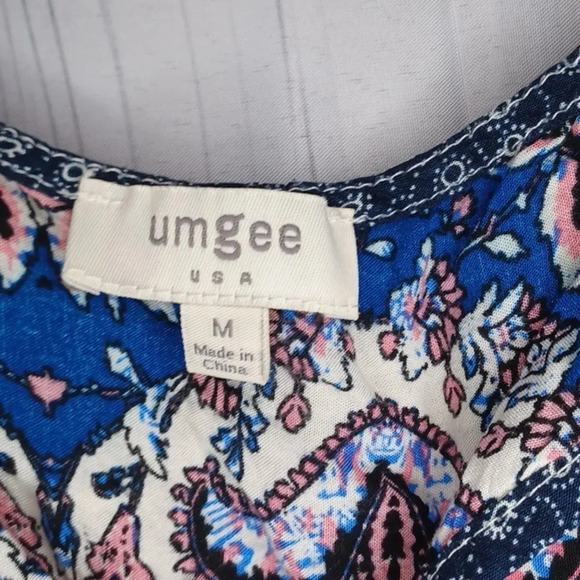Umgee boho off the shoulder mini dress - Picture 5 of 10